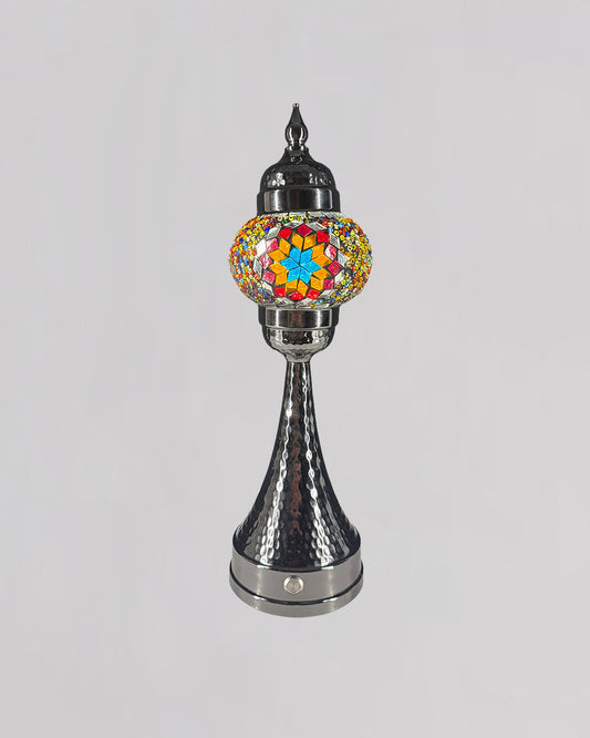 Tall Oval Mosaic Lamp 26015