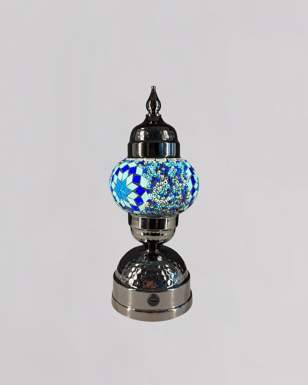 Slim Oval Mosaic Lamp 26032