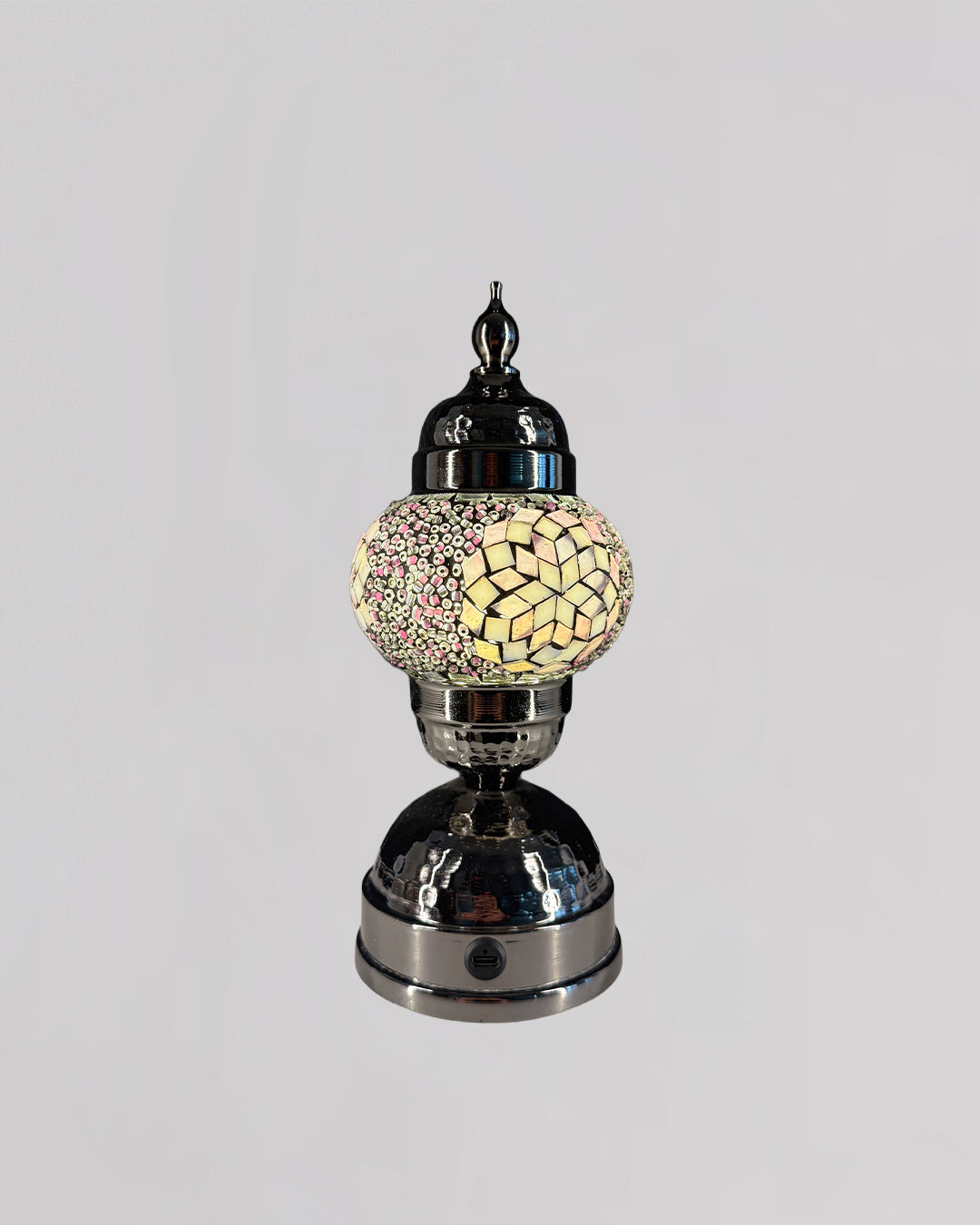 Slim Oval Mosaic Lamp 26033